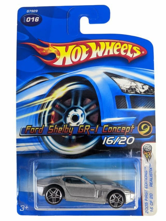 Hotwheels 2005 first edition realstix Ford Shelby gr-1 concept