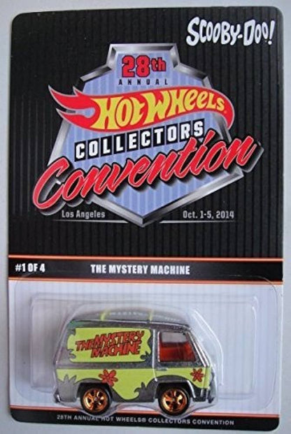Hotwheels Los Angeles Collectors Convention The mystrery machine scooby doo(Super Rare) [Loose mint with protector]