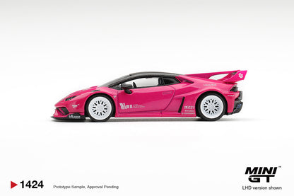 PREORDER MINI GT 1424 LB*WORKS LAMBORGHINI HURACÁN GT RUBY PURPLE  1:64 Scale