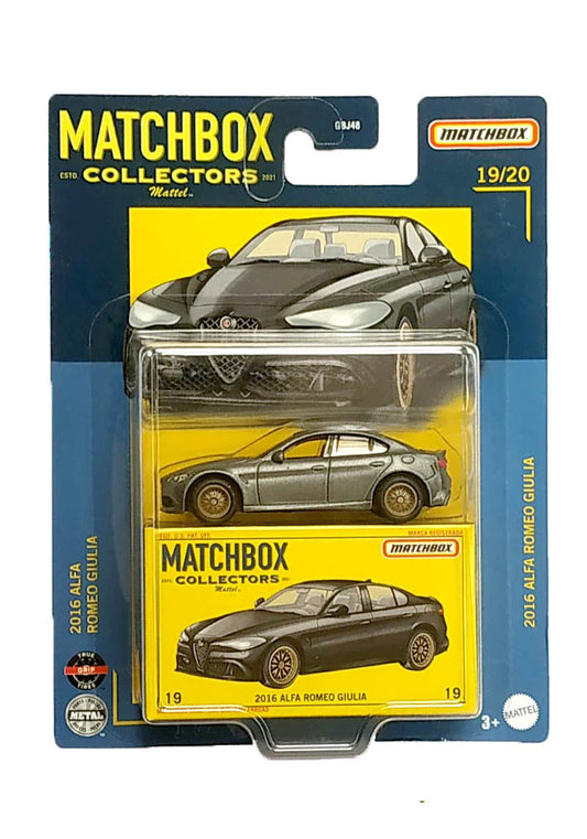 EXCLUSIVES Matchbox Collectors 2016 Alfa Romeo Giulia - Grey