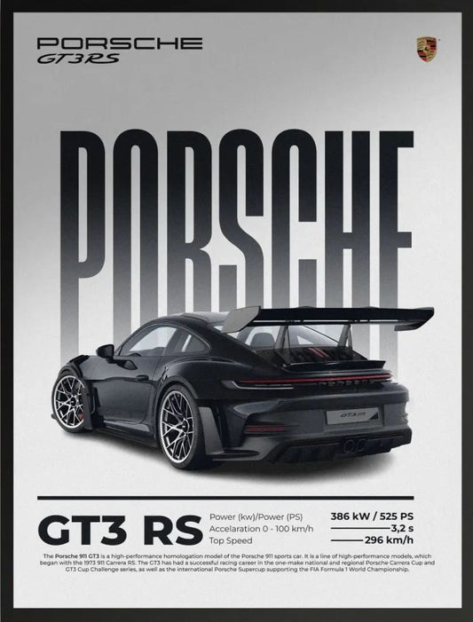 Drift Culture Porsche Wall poster