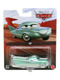 Disney Pixar Car FLO with tray flo con bandeja-flo aveg plateau 1:64 Scale (Card Damage but Car is in good condition)