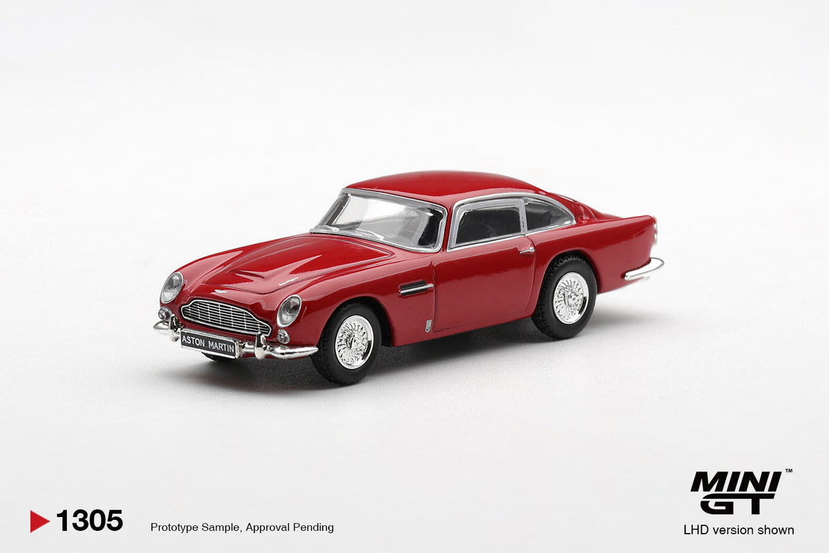 Mini GT-1305 Aston Martin DB5 Fiesta Red 1:64 Scale