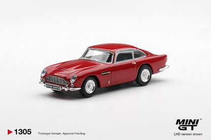 Mini GT-1305 Aston Martin DB5 Fiesta Red 1:64 Scale