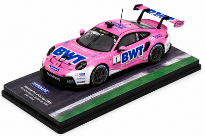 Tarmac Works Hobby 64 ixo Models Porsche 911 GT3 Cup (992) Porsche Mobil 1 Supercup 2024 Diecast Model 1:64 Scale