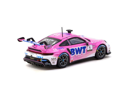 Tarmac Works Hobby 64 ixo Models Porsche 911 GT3 Cup (992) Porsche Mobil 1 Supercup 2024 Diecast Model 1:64 Scale