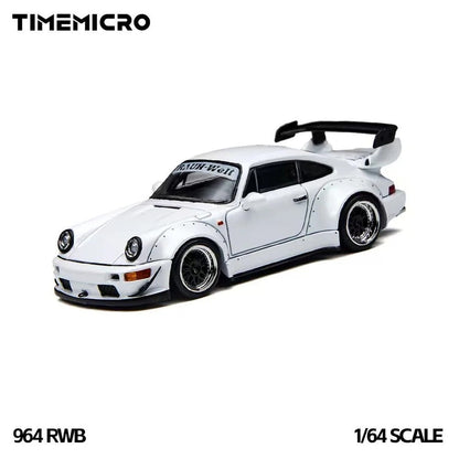 TIMEMICRO "964 RWB" White Diecast Model 1:64 Scale