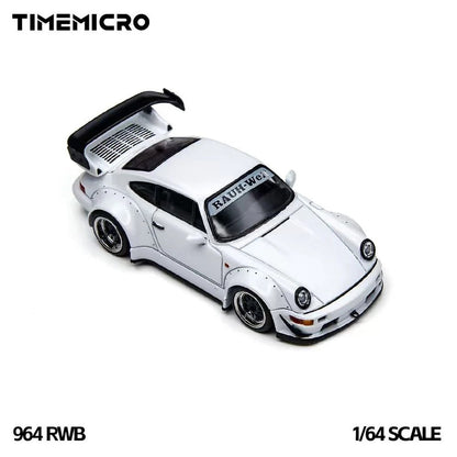 TIMEMICRO "964 RWB" White Diecast Model 1:64 Scale
