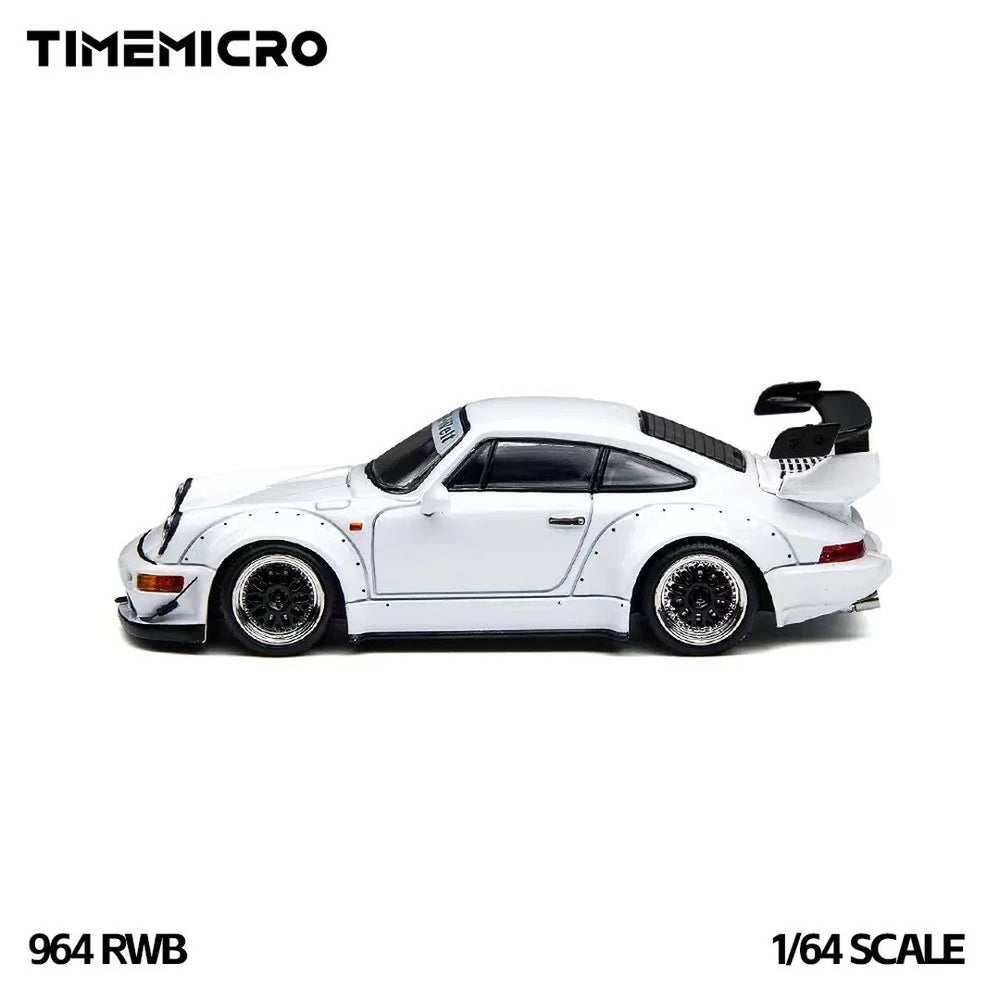 TIMEMICRO "964 RWB" White Diecast Model 1:64 Scale