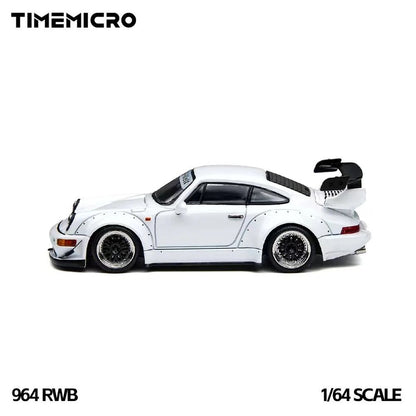 TIMEMICRO "964 RWB" White Diecast Model 1:64 Scale