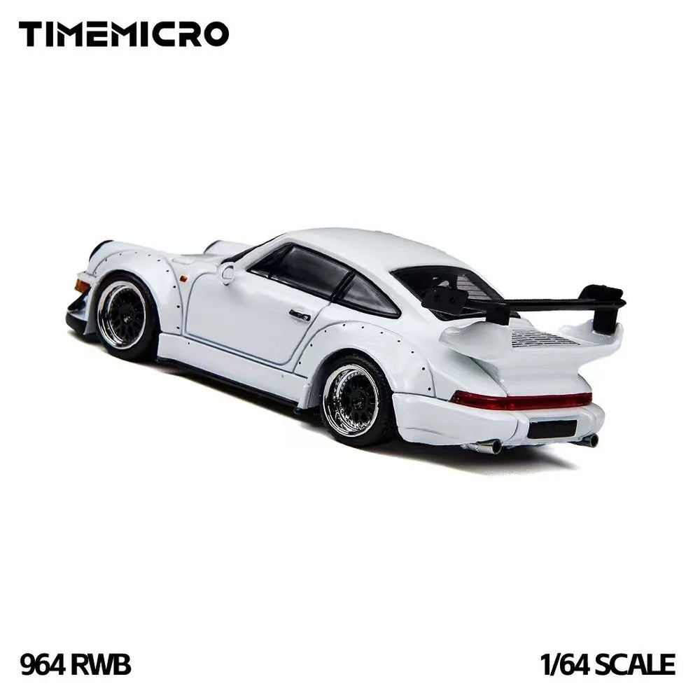 TIMEMICRO "964 RWB" White Diecast Model 1:64 Scale