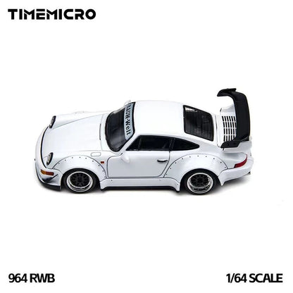 TIMEMICRO "964 RWB" White Diecast Model 1:64 Scale