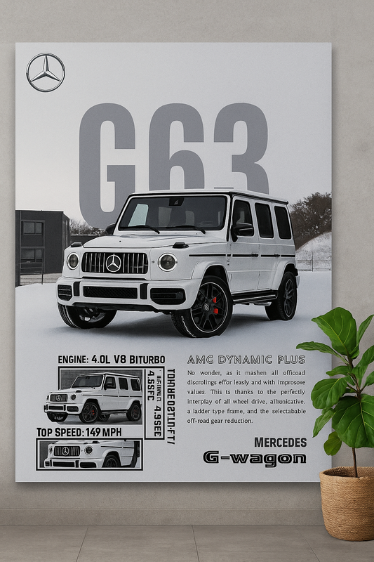 Drift Culture G Wagon A4 size Wall Poster