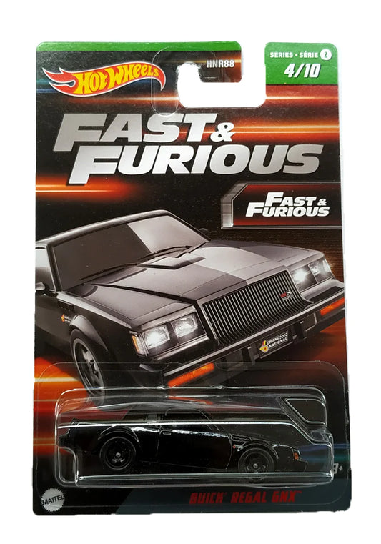 INDIAN CARD Hot Wheels Fast & Furious Buick Regal GNX - Black - 2023 Card