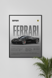 Drift Culture Ferrari Wall Poster