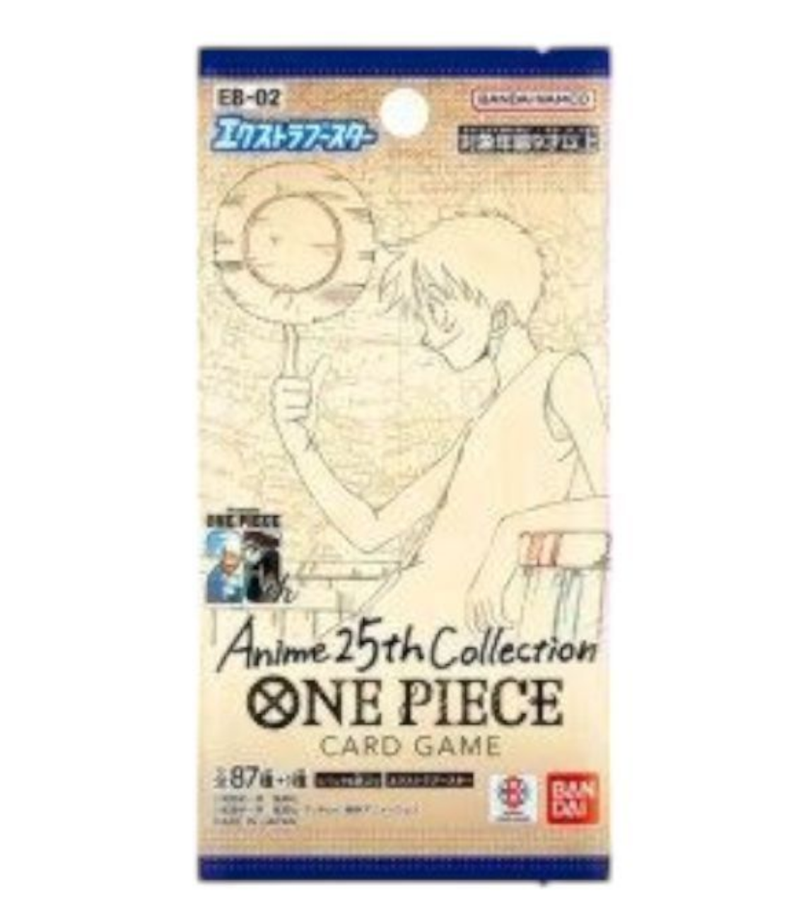 Anime 25th Collection ONE PIECE. EB-02 Booster pack Japanese Card Game. Includes 6 Cards