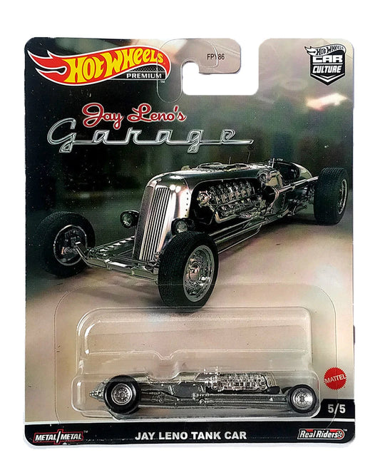 HotWheels Jay Leno's Garage Jay Leno Tank Car Imported Premium Card 1:64 Scale