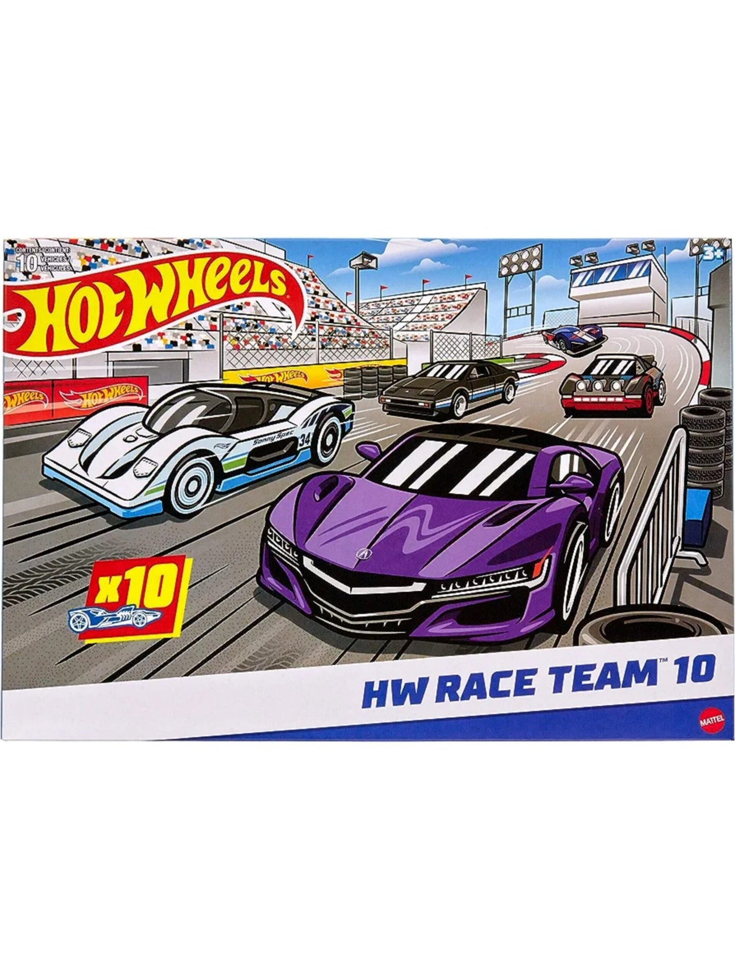 Hot wheels race team 10 Set of 10 pack