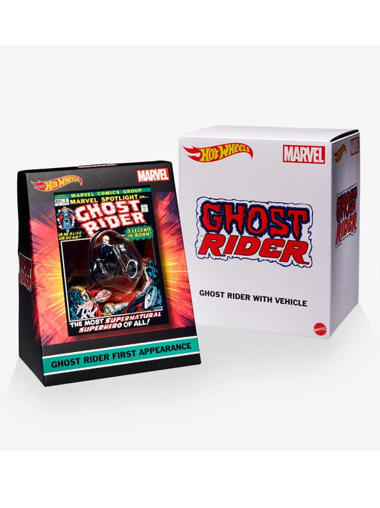 Hotwheel Marvel Ghost Rider with Vehicle