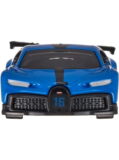 Takara Tomy Bugatti Chiron PUR Sport - Blue / Black (1:63 Scale) TOMICA