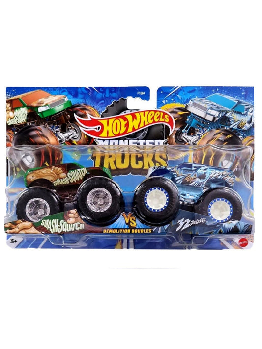 Hotwheels Monster Truck Smash-Squatch & 32 Degrees