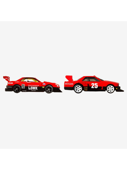 Hotwheels Premium Car Culture- Nissan Skylines silhouette lb super silhouette nissan skyline team transport 1:64 Scale