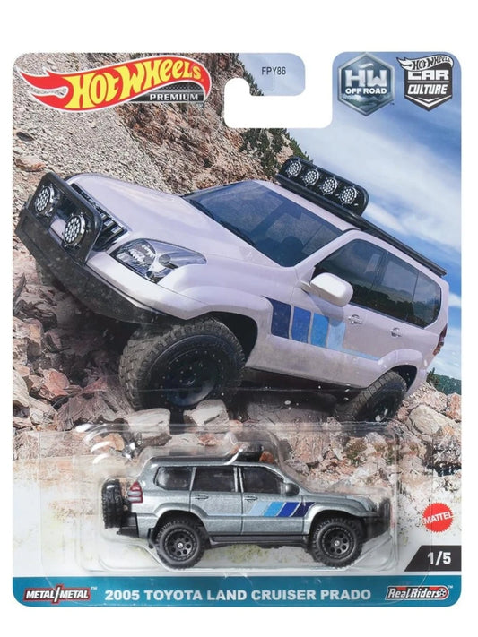 Hotwheels Off road Car Culture 2005 Toyota Land Cruiser Prado imported premium 1:64 scale