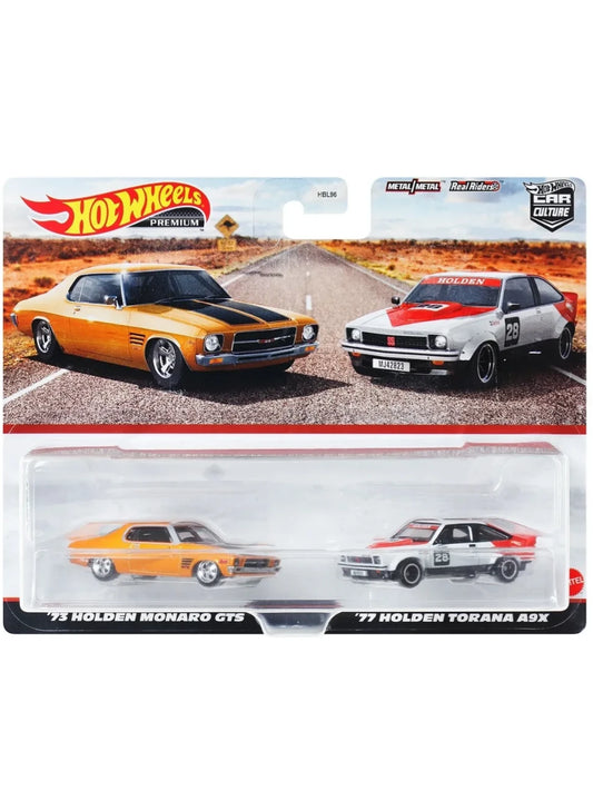 Buy Hot Wheels Premium 2-Pack: '73 Monaro & '77 Torana A9X