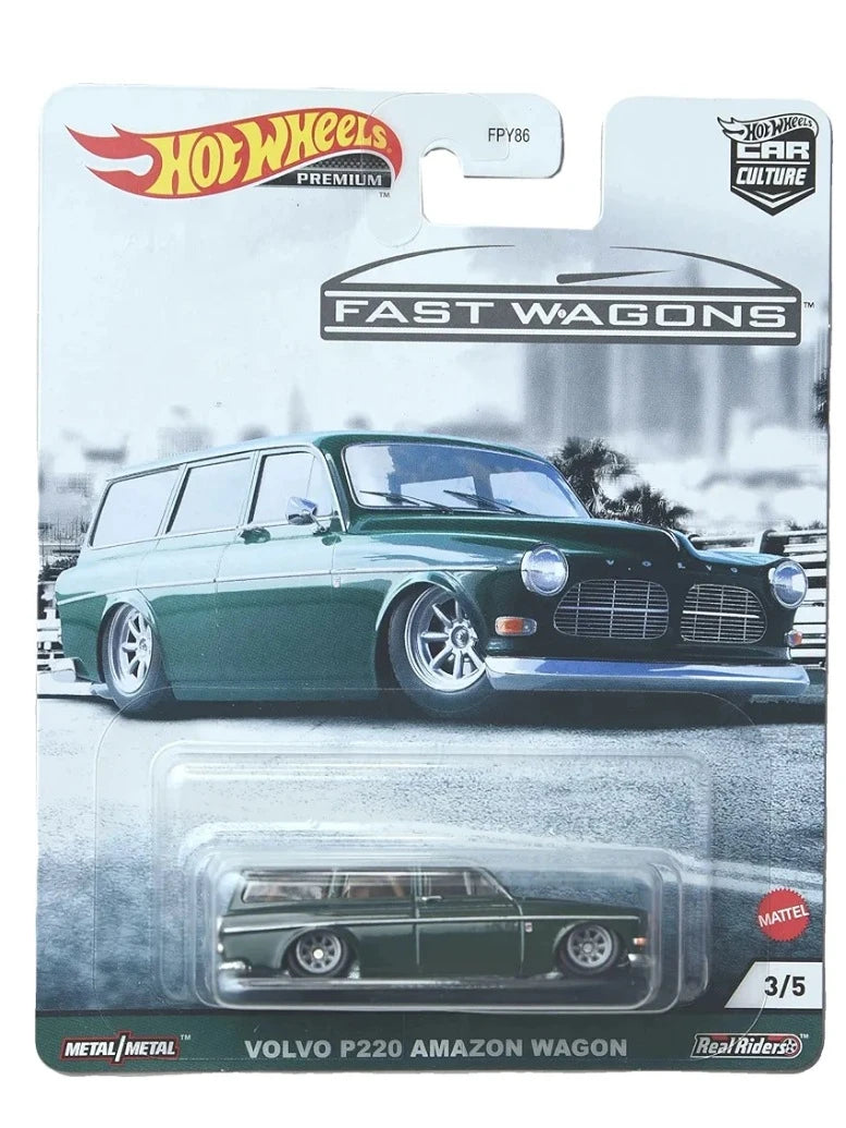 Shop Hot Wheels Car Culture Fast Wagons Volvo P220 Amazon Wagon