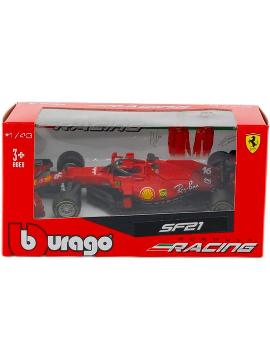 EXCLUSIVE Bburago Formula 1 (F1) racing SF21 Driver number 16