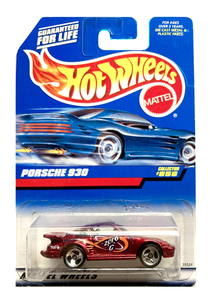 EXCLUSIVES Hot Wheels Porsche 930 - Red - 1997 Card