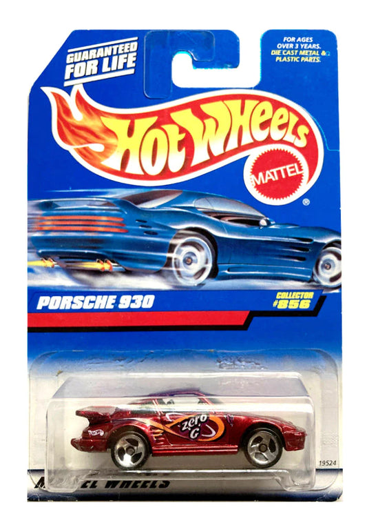 EXCLUSIVES Hot Wheels Porsche 930 - Red - 1997 Card