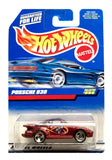 EXCLUSIVES Hot Wheels Porsche 930 - Red - 1997 Card