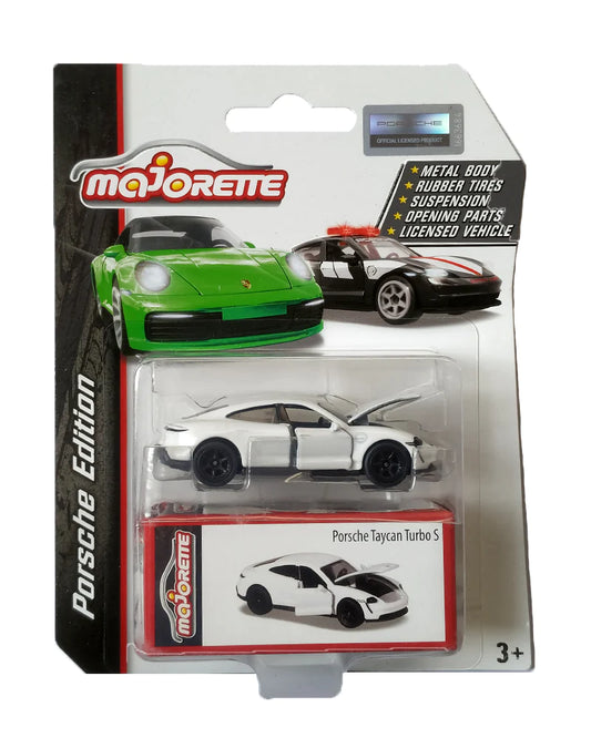 Majorette Porsche Edition Porsche Taycan Turbo S - White