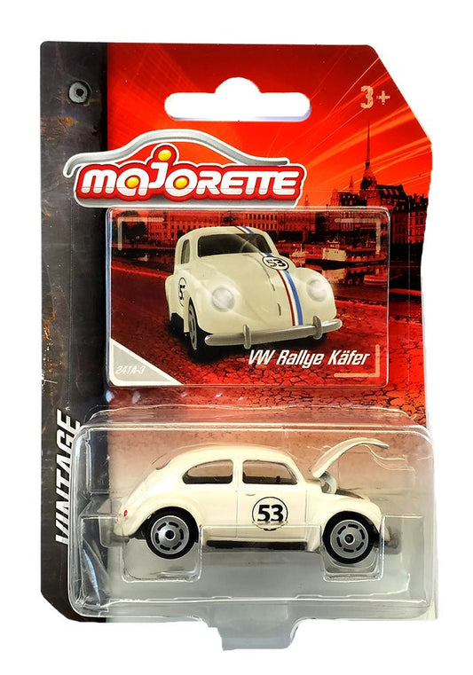 Majorette Vintage VW Rallye Kafer - White
