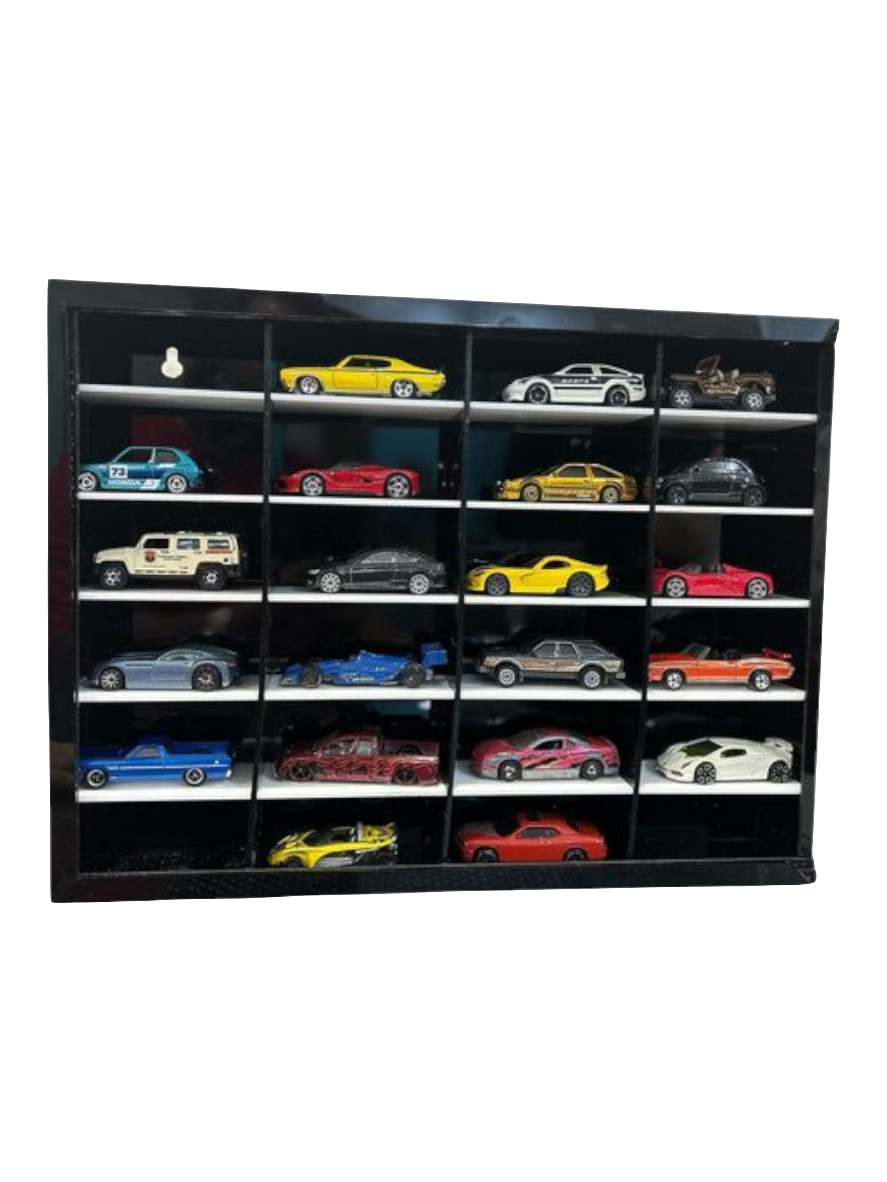 Acrylic Case For Storage holds 24 Cars (Cars not Included)