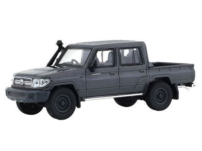 Para64 2014 Toyota Land Cruiser LC 79 Graphite Grey 1:64 Scale Diecast