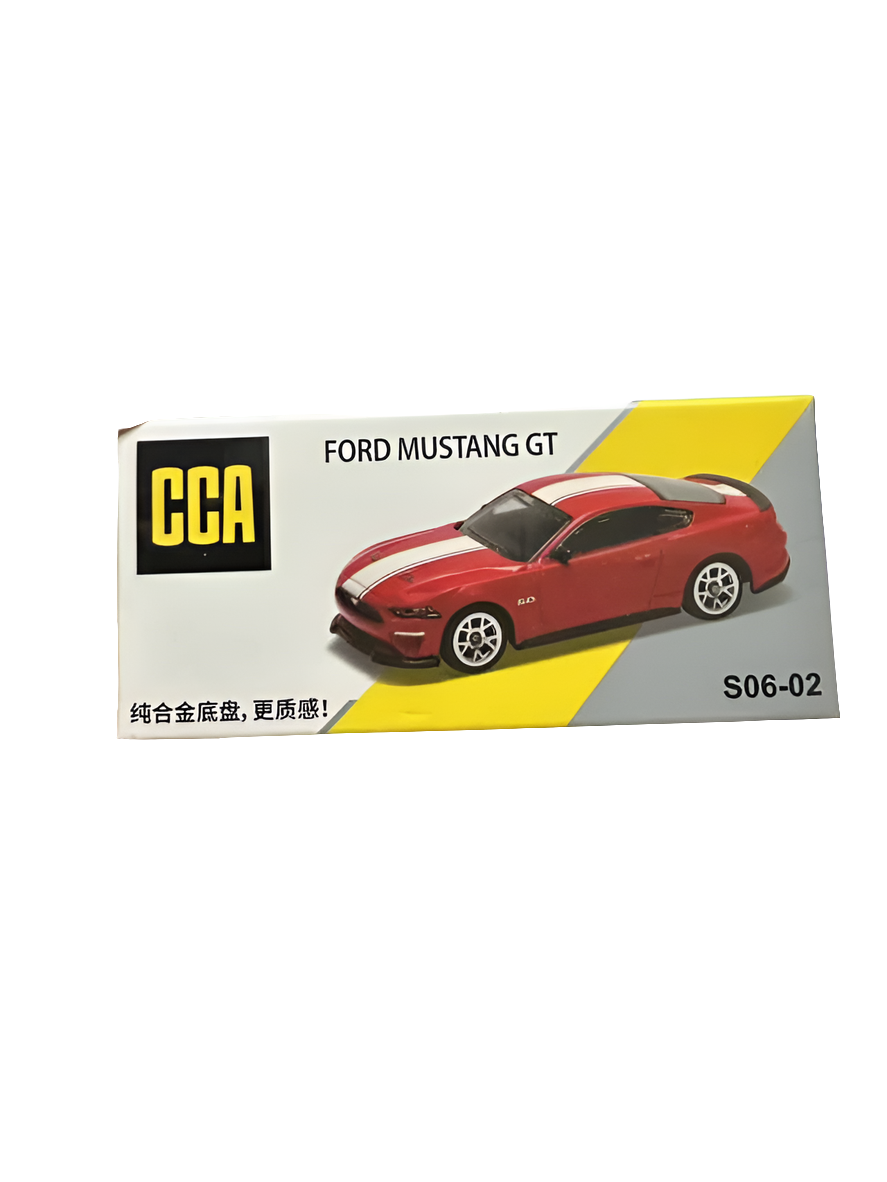 CCA Ford Mustang GT Red/White 1:64 Scale Diecast