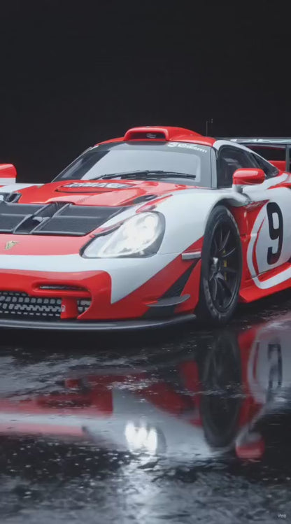 PRE-ORDER HotWheels RLC x Robert Lewandowski x 1997 Porsche 911 GT1 Diecast matel 1:64 Scale Eta - April 2027