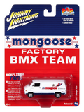 Johnny Lightning Pop Culture Mongoose Factory BMX Team 1977 Dodge Van 1:64 Scale