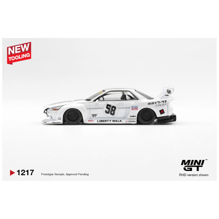 Mini GT #1217: Nissan Skyline GT-R (R32) Kaido Works TAS 2025 1:64 Scale