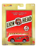 HotWheels Monarch Of Oil Lion Head 1947 'Haulin Gas Imported Premium 1:64 Scale ( Card is damege Car Mint Condition )