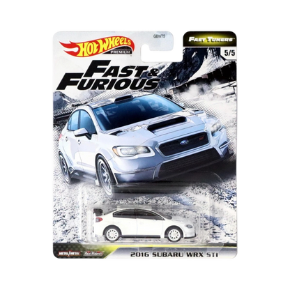 Hot wheels premium fast & Furious fast Tuners 2016 subaru wrx STI scale 1:64