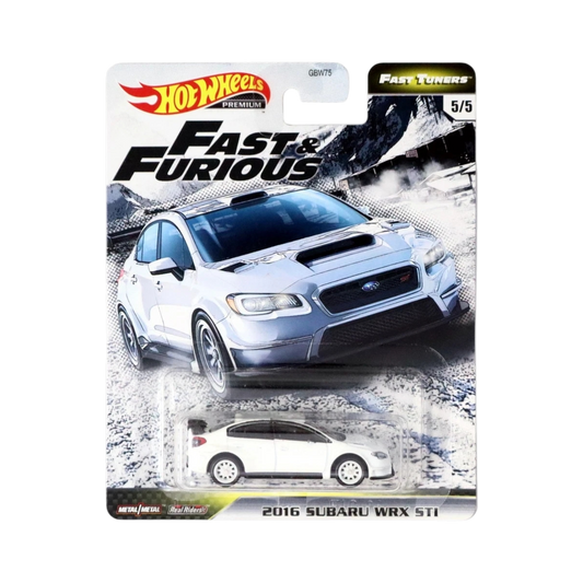 Hot wheels premium fast & Furious fast Tuners 2016 subaru wrx STI scale 1:64