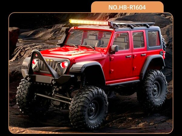 Racing Ally ( No.HB-R1604 )  RC Remote Control Apex4WD IPX4 Water Proof 2.4G Remote Wheel Drive USB Included,7.4v Li-ion Battery For Vehicle Included, 2×1.5V AA For Transmitter ( Not Included ) 1:16 Scale Remote Control ( No .HB-R1605 , No.HB -R 1606 )
