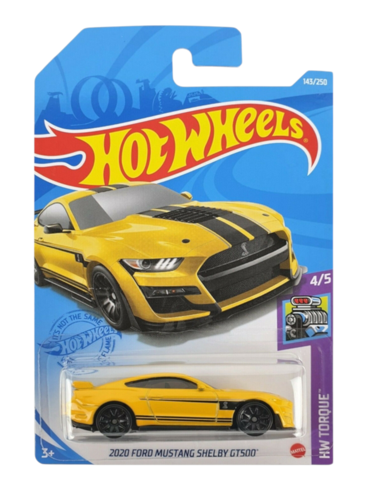HotWheels 2020 Ford  Mustang  Shelby GT500 Imported Mainline 1:64 Scale GRY02-M7C5