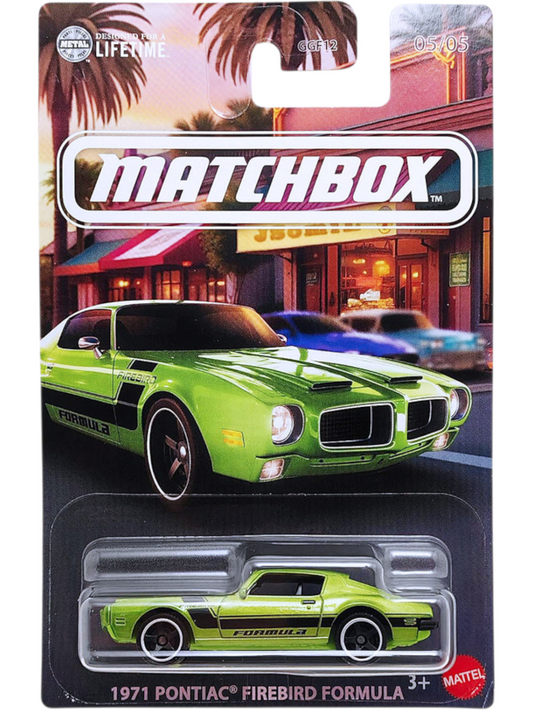 Matchbox 1971 Pontiac Firebird Formula Imported 1:64 Scale JCG66-LA1021A