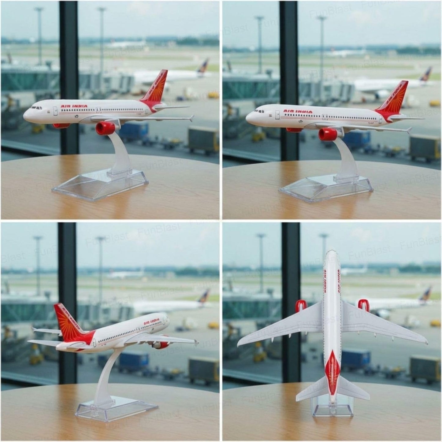 Aircraft Model Airbus A320 Air India 16 CM (Code-122)