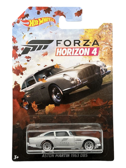 HotWheels Forza Horizon 4 Aston Martin 1963 DB5 Imported Mainline Card Art 1:64 Scale