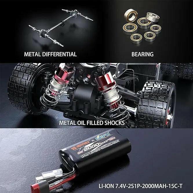 MJX Hyper Go 14302 Upgraded version Brushless RC Drift Car 1:14 Scale Radio Control 4WD High speed All Road Car Speed Up to 42km